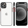IZMAEL Apple iPhone 12 Pro Max Silikónové flexibilné puzdro Milky Case KP11774 čierna