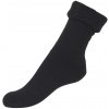 Safa dámske merino ponožky na spanie čierne