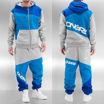 Dangerous DNGRS Sweat Suit Grey/Blue/Denim