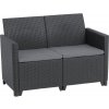 Keter CLAIRE 2 SEATERS SOFA grafit
