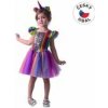 Šaty na karneval - jednorožec, 92 - 104 cm