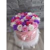 Mydlový flower box 37 ruží mix