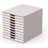 DURABLE Zásuvkový box, plastový, 10 zásuviek, DURBALE 