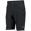 SCOTT Cyklistické nohavice krátke bez trakov - EXPLORAIR LIGHT - čierna 2XL