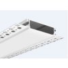 SJ-Tec SJ-ALP9818 zápustný hliníkový profil pre LED, Strieborný, Matný, 1m