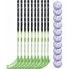 MPS Boomerang 30 set zelená / čierna, 95cm (=105cm), 3x ľavá + 7x pravá, (13 - 18 rokov)