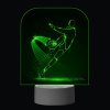 3D Dotyková lampa s diaľkovým ovládaním - FUTBAL_9