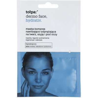 Tołpa Dermo Face Hydrativ intenzívna hydratačná maska na tvár a očné okolie 2 x 6 ml