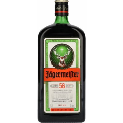 Jägermeister 35% 1 l (čistá fľaša)