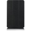 SES 2v1 Smart flip cover + zadný plastový ochranný kryt pre Samsung Galaxy Tab S8 - čierny 10475