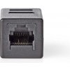 Nedis CCGB89010BK - Sieťový Adaptér Cat 6 | RJ45 (8P8C) Zásuvka - RJ45 (8P8C) Zásuvka | Čierna farba
