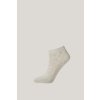 Gant ponožky MONOGRAM INTARSIA ANKLE SOCKS biela