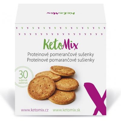 Ketomix Proteínové Pomarančové Sušienky 30 ks