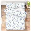 Áčko AC 8581300104541 8581300104541 - Posteľná súprava 1+1 P.S.Cotton - obliečky 1x paplon 200x140 + 1x vankúš 70x90cm, Maria blue