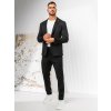 Čierny pánsky ležérny oblek Bolf 13