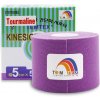 TEMTEX KINESIO TAPE TOURMALINE, FIALOVA TEJPOVACIA PASKA 5CM X 5M