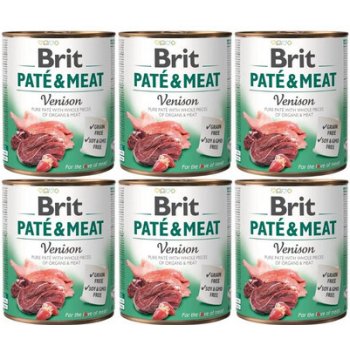 Brit Paté & Meat Venison 6 x 0,8 kg