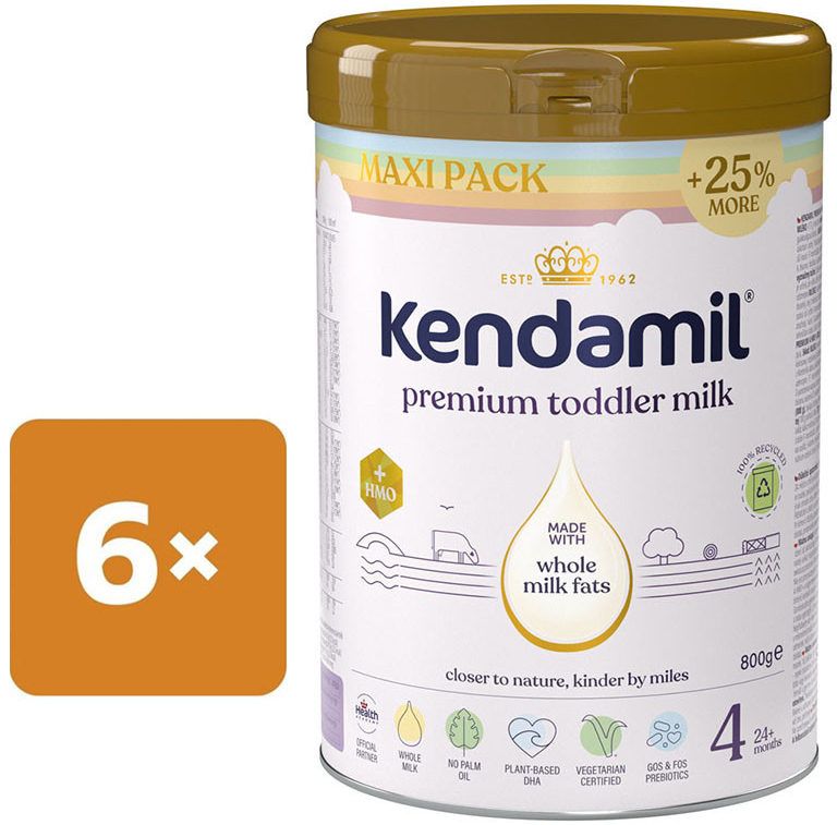 Kendamil 4 Premium HMO+ XXL 6 x 1 kg