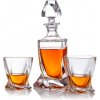 Crystalite Bohemia krištáľový whisky set Quadro 1+2