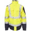 Payper INTERSTATE Reflexná zimná bunda XXL, Fluorescent yellow-Navy blue