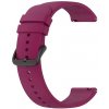 Techsuit - Watchband 20mm (W001) remienok pre Samsung Galaxy Watch 4 / 5 / Active 2, Huawei Watch GT 3 (42 mm) / GT 3 Pro (43 mm) – tmavočervený KF239510