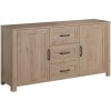 Gala nábytok Komoda AVEIRO K2D3S hickory jackson drevo 165.5 cm x 83 cm x 43.5 cm