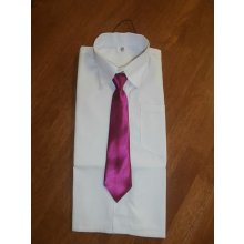 Fialovoružová chlapčenská kravata