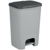 CURVER - Kôš odpadkový 40L Essentialsšlapací,šedý