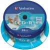 Verbatim CD-R, 43439, AZO Wide Inkjet Printable, 25-pack, 700MB, 52x, 80min., 12cm, spindle, pre archiváciu dát