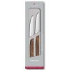 Victorinox 6.9000.12G Swiss Modern Sada nožov na steak, 2-dielna, 12 cm hladká čepeľ, darčekové balenie drevená