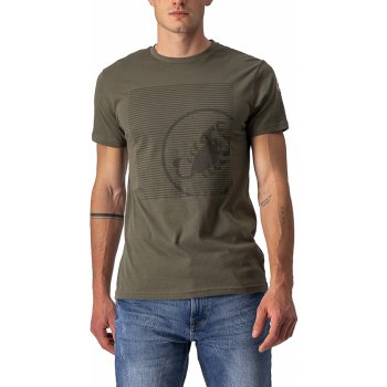 Castelli pánske tričko 72 Scorpion Tee dark khaki