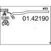 Výfukové potrubie MTS 01.42190