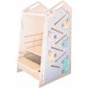 Učiaca veža Play 5v1 - 89 cm s tabuľou