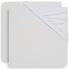 Jollein Prestieradlo napínacie 60x120 2 ks White