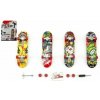 Teddies Skateboard prstový plast 10cm s doplňky asst