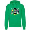 Monoskop mikina Pánske M Kelly green