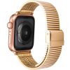 Oceľový remienok na hodinky Apple Watch Series 7 45 mm / 6 & SE & 5 & 4 44 mm / 3 & 2 & 1 42 mm zlatá farba