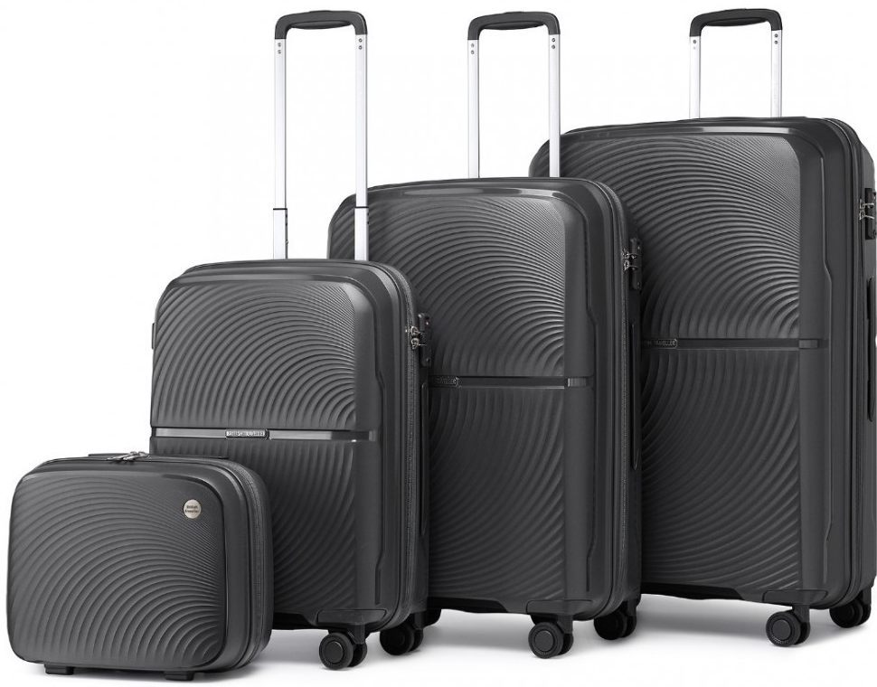 KONO BRITISH TRAVELLER set čierna 15L 40L 68L 97L