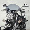 Loster 1 MS - Akrylové plexisklo pre Yamaha XV 1900 Raider 2008-2018, Farba plexiskla číre, Farba montážnej sady Čierna