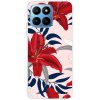 Picasee silikónový prehľadný obal pre Honor 70 Lite - Red Lily