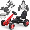 Go-kart šliapacia motokára Milly Mally Viper červená