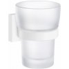 SMEDBO SO - HOUSE RX343 - Pohár na zubné kefky s držiakom BIM - biela matná