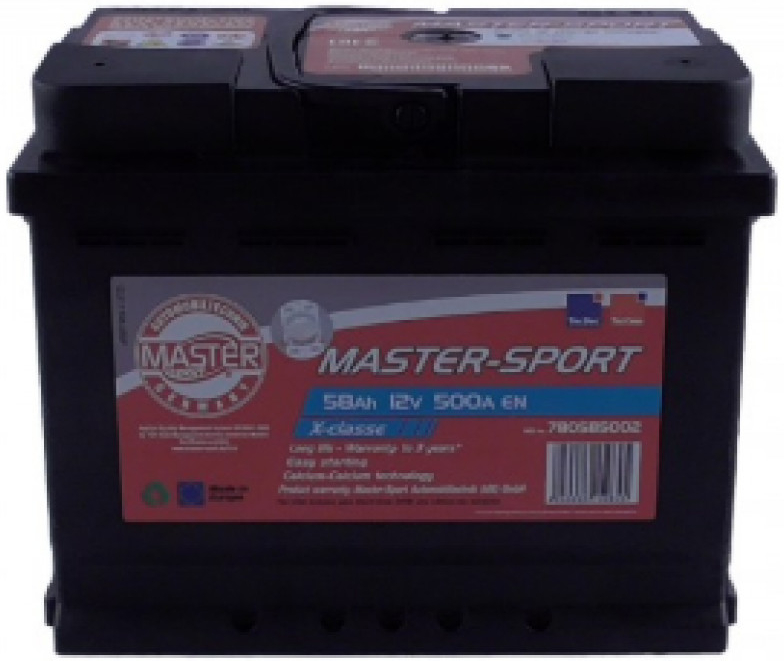 Master-Sport 12V 58Ah 500A 780585002
