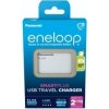 Panasonic Eneloop Smart Plus USB Travel Charger BQ-CC87 + 4xAA K-KJ87MCD40