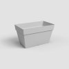 Truhlík CAPRI, XL, 60cm, plast, sv.šedá|LIGHT GREY|Artevasi