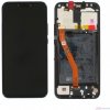 Huawei Mate 20 lite LCD displej + dotyková plocha + rám + malé diely čierna - originál 02352DKK