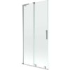 MEXEN/S - Velar L dvojkrídlová posuvná vaňová zástena 90 x 150, transparent, chróm 896-090-003-01-01