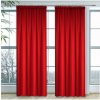 Mondo Italia Hotový záves na riasiacej páske Heaven červeny Červená 140x230 cm