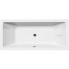 AQUALINE - NISA obdĺžniková vaňa 180x80x41cm, biela A1880