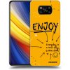 Picasee silikónový čierny obal pre Xiaomi Poco X3 Pro - Enjoy